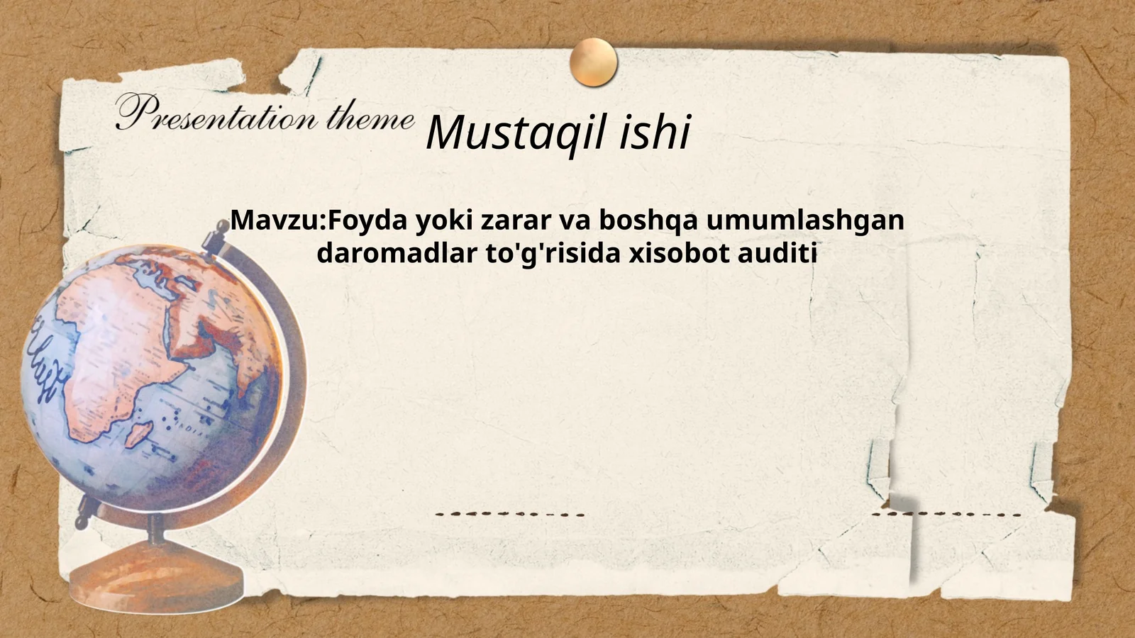 Foyda yoki zarar va boshqa umumlashgan daromadlar to'g'risida xisobot auditi