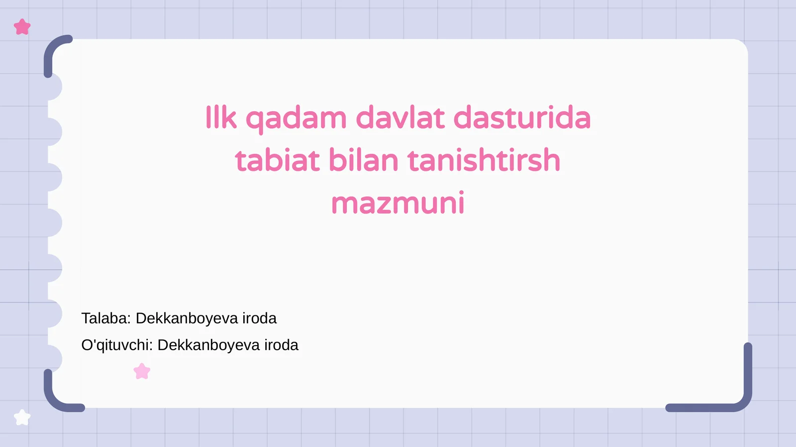 Ilk Qadam: Tabiatni Tanishtirishning Muhimligi