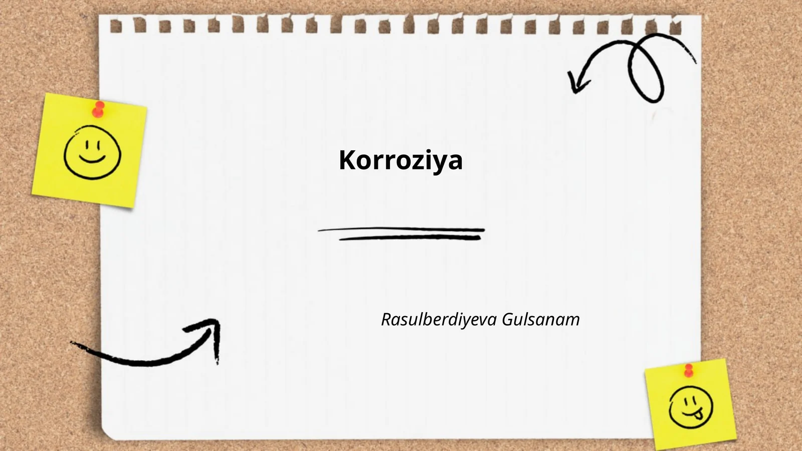 Korroziya: taʼrifi va asosiy tushunchalar