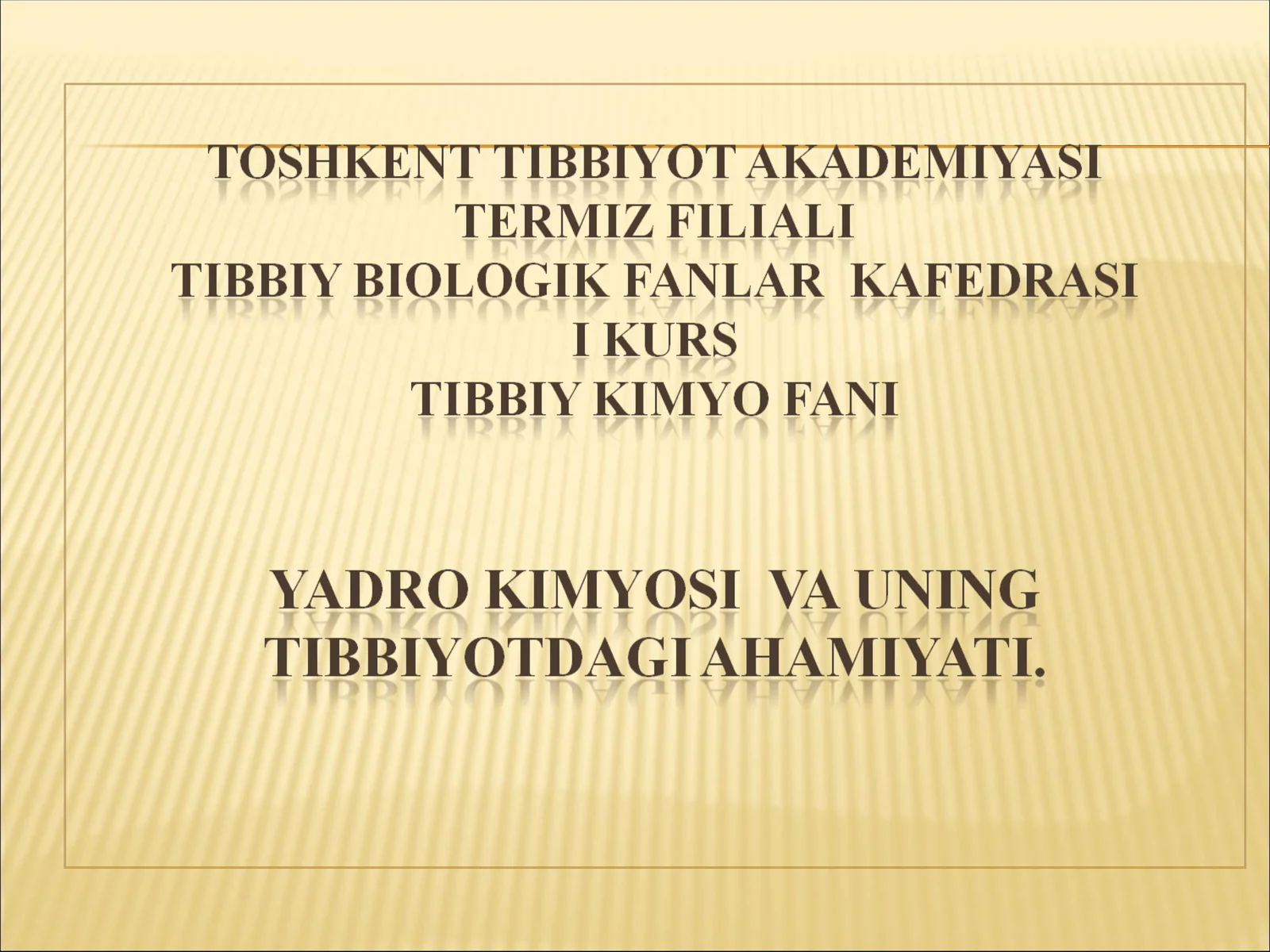 Radiatsiya va radioizotoplar