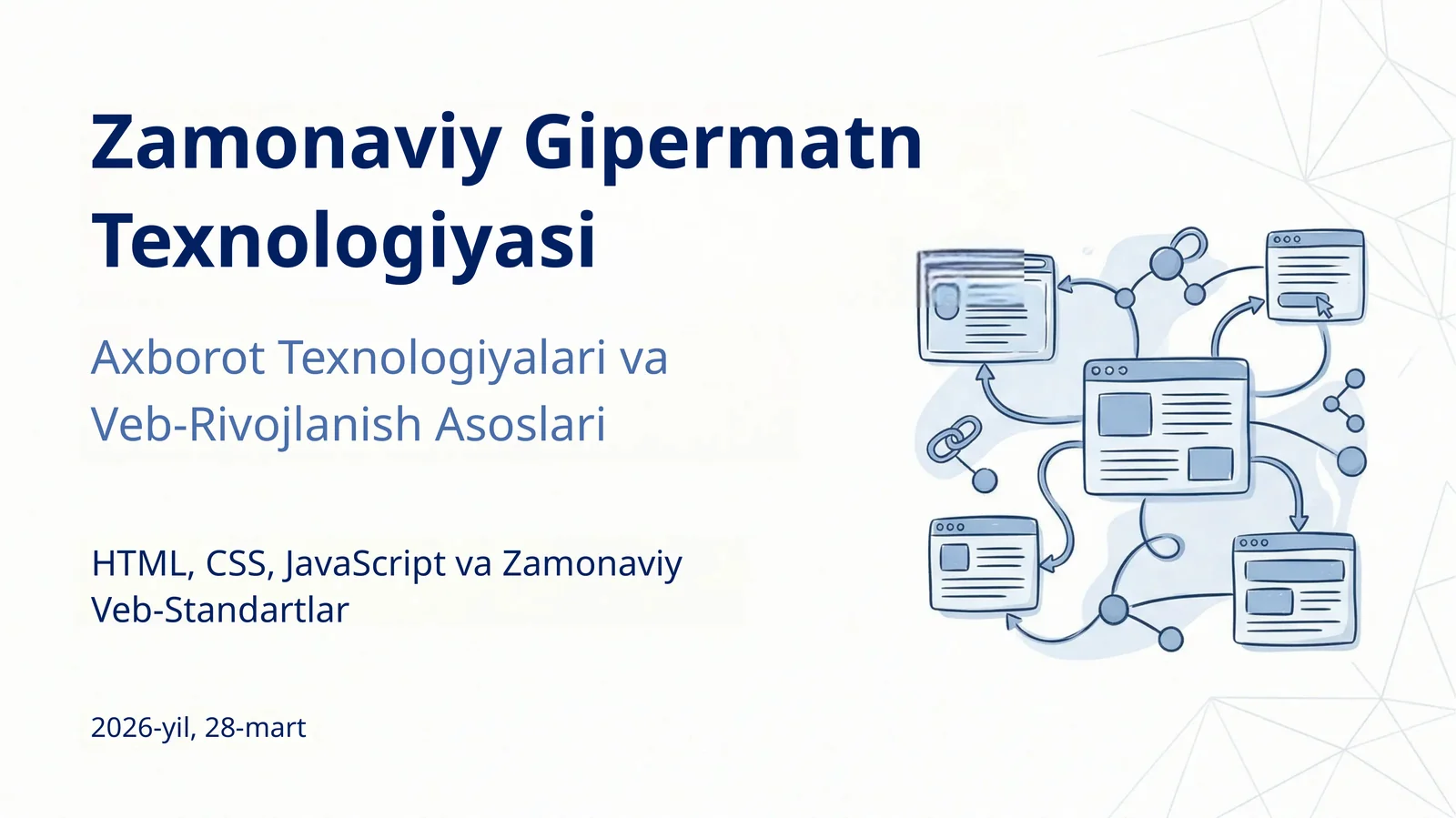 Zamonaviy GipermatnTexnologiyasi