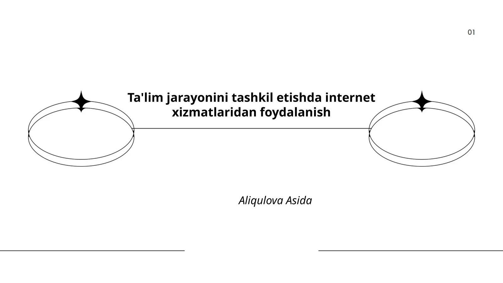 Ta'lim jarayonini tashkil etishda internet xizmatlaridan foydalanish