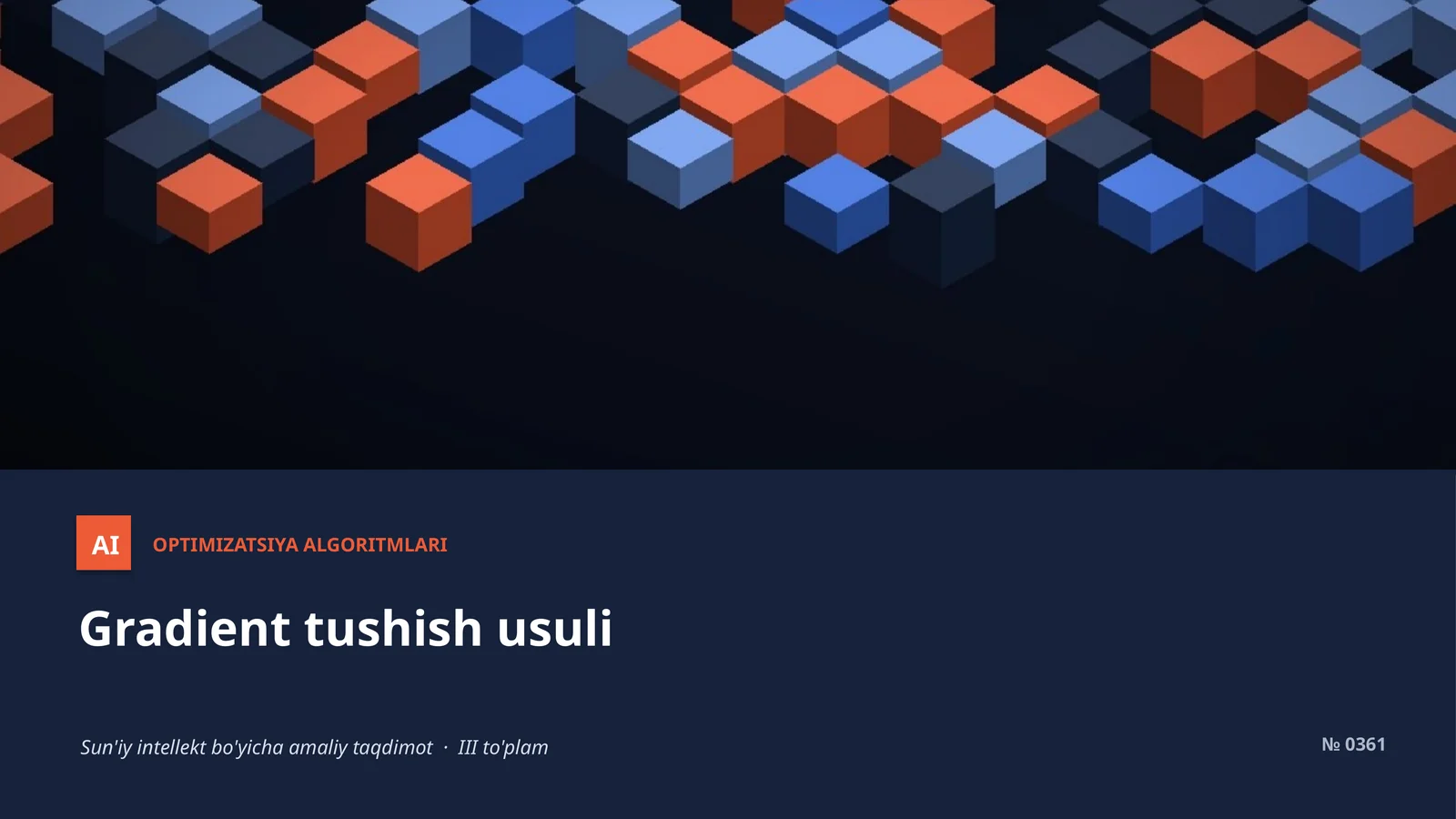 Optimizatsiya Algoritmari