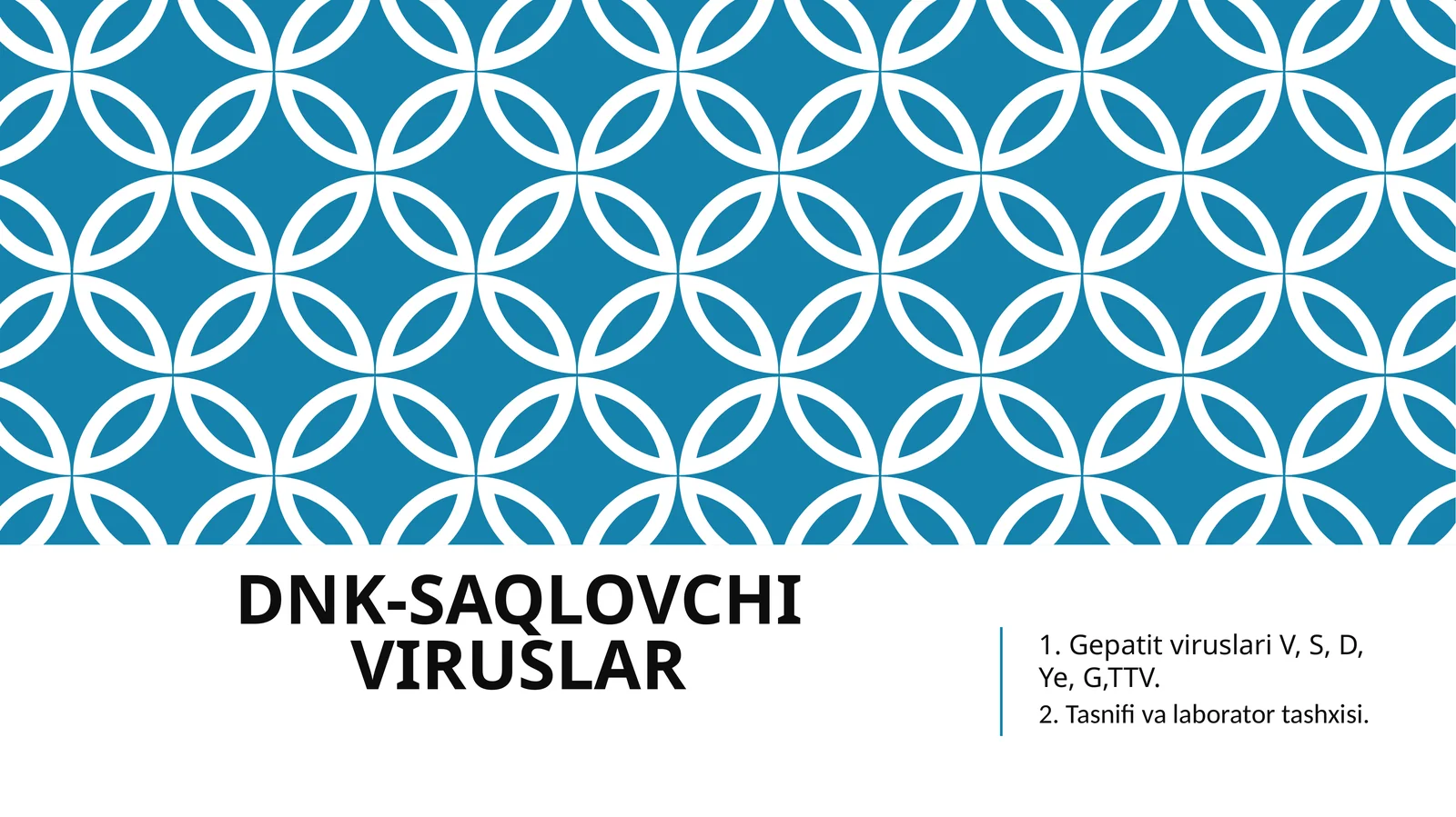 DNK-SAQLOVCHI VIRUSLAR