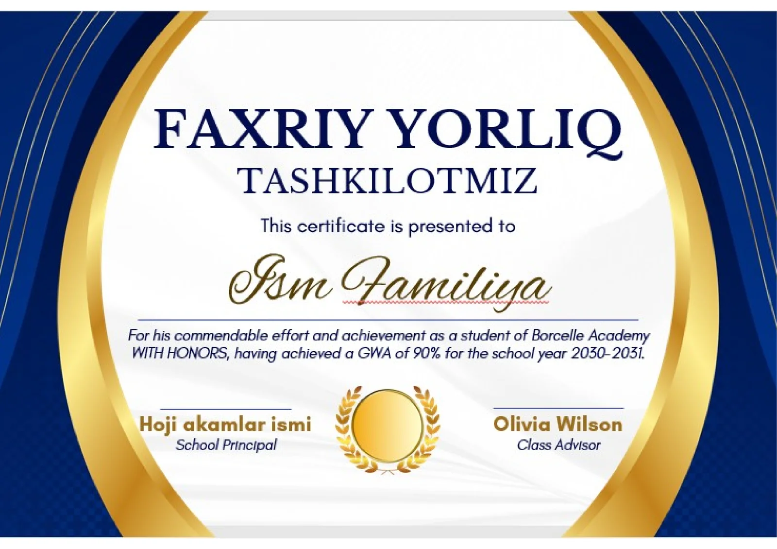 FAXRIY YORLIQ