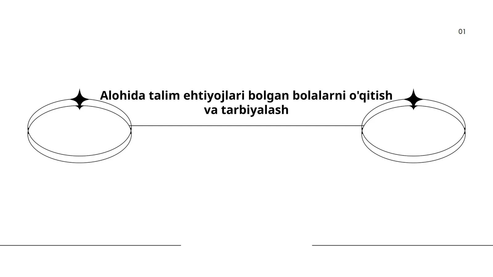 Alohida talim ehtiyojlari bolgan bolalarni o'qitish va tarbiyalash