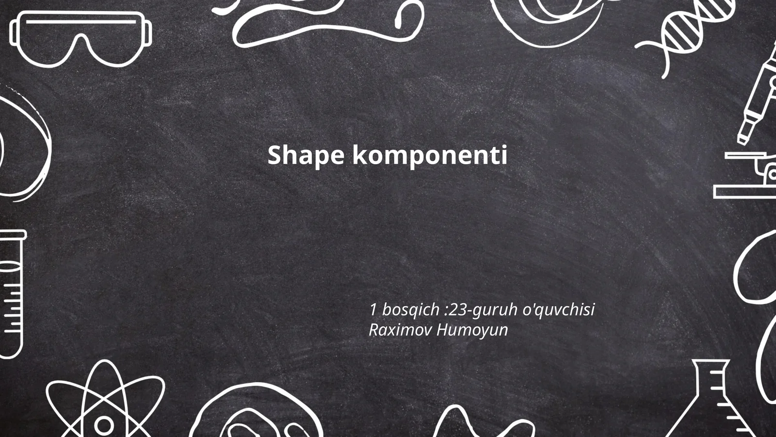 Shape komponenti