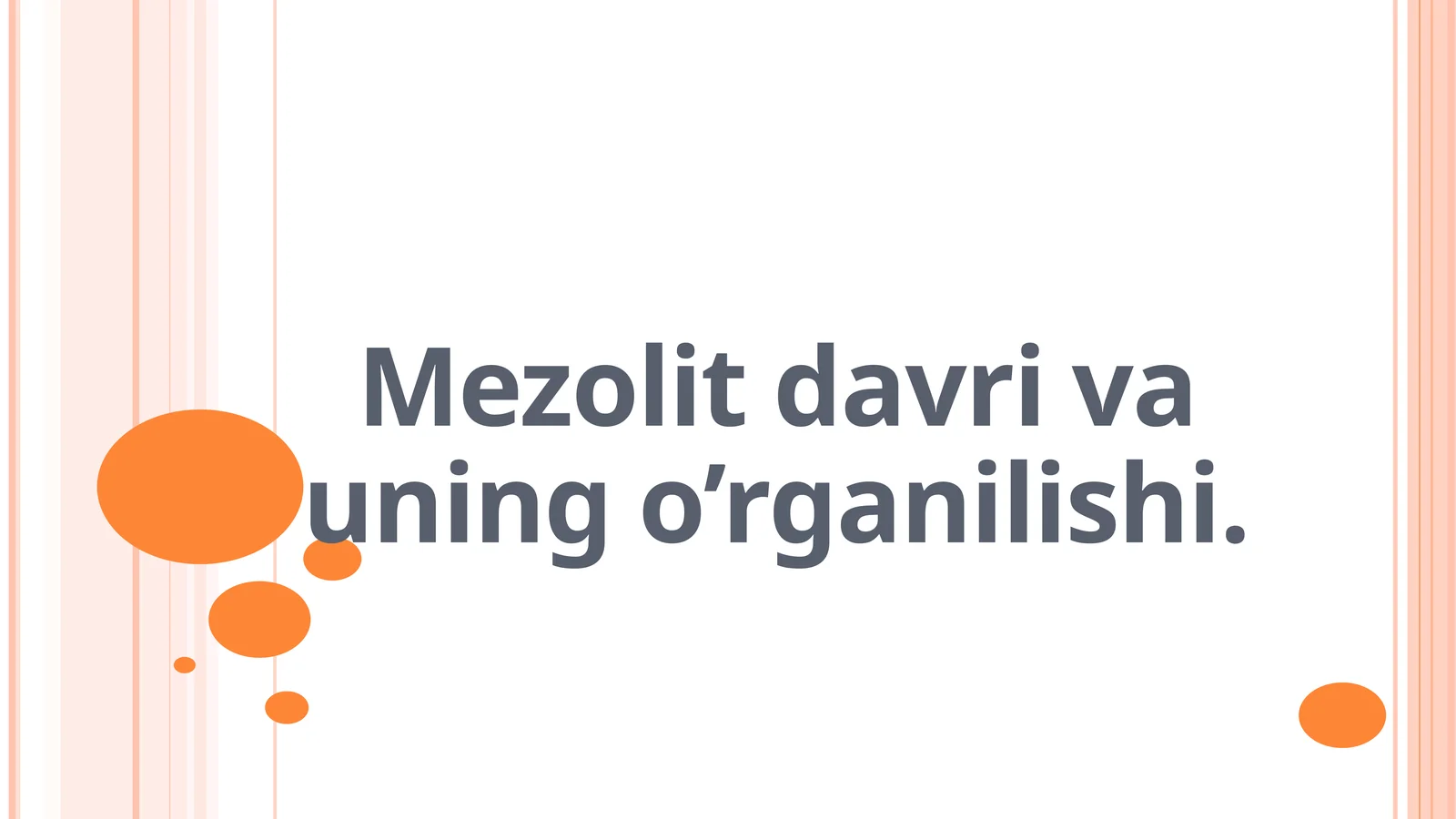 Mezolit davri