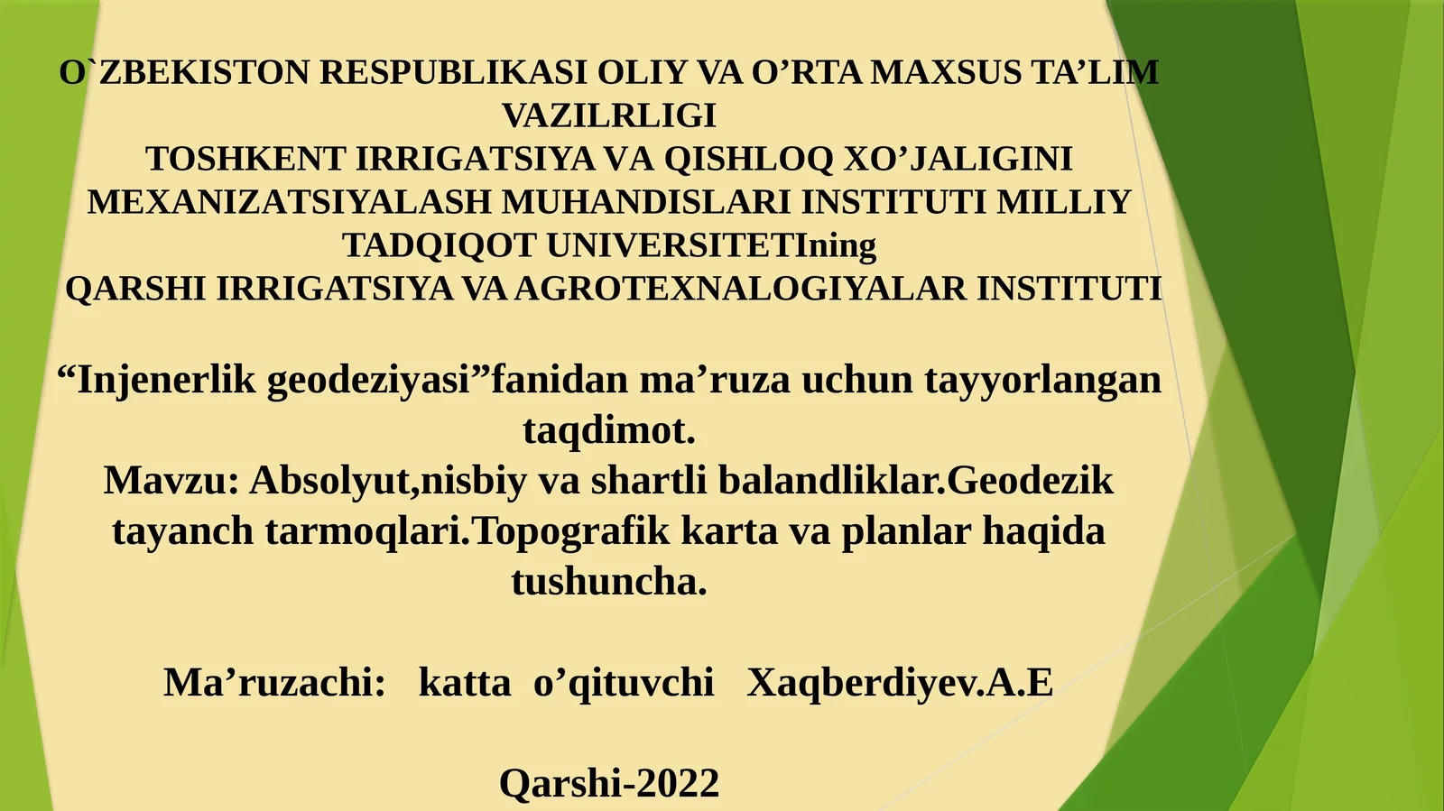 Injenerlikgeodeziyasi