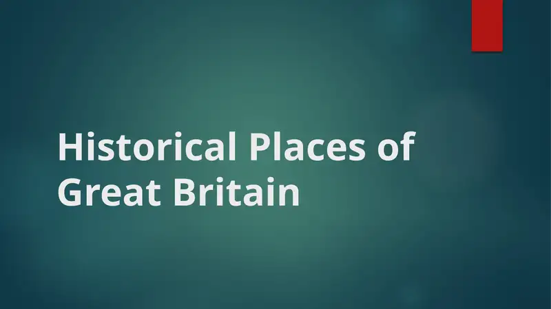 Historical Places of Great Britain