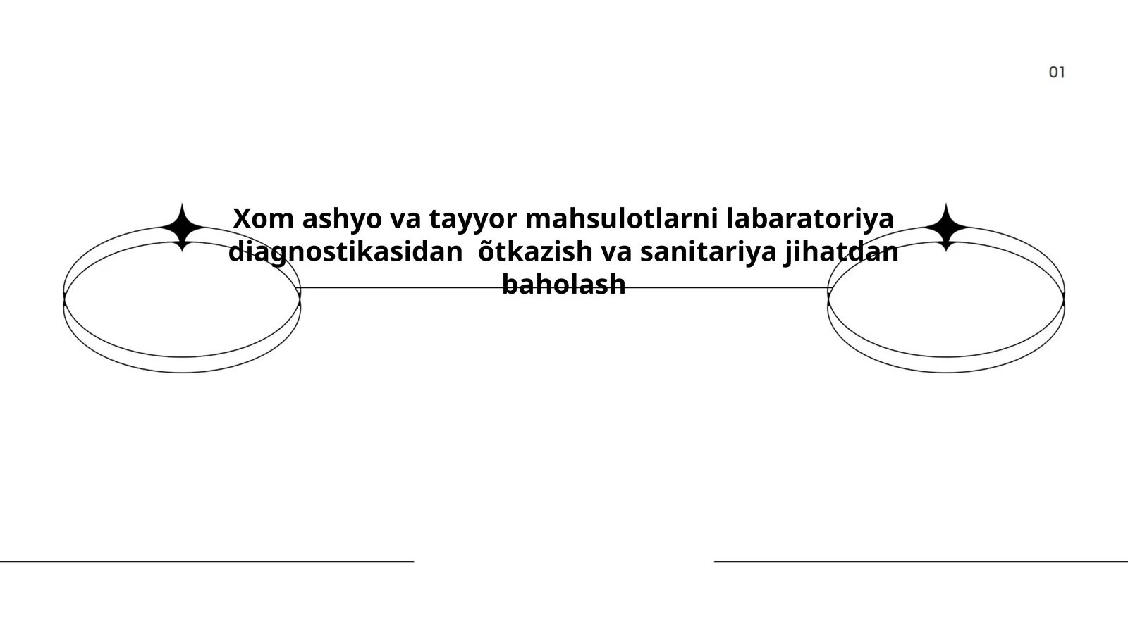 Xom ashyo va tayyor mahsulotlarni labaratoriya diagnostikasidan õtkazish va sanitariya jihatdan baholash