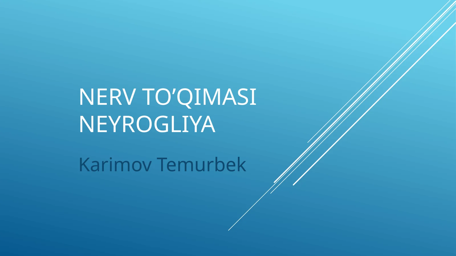 Nerv toʻqimasi