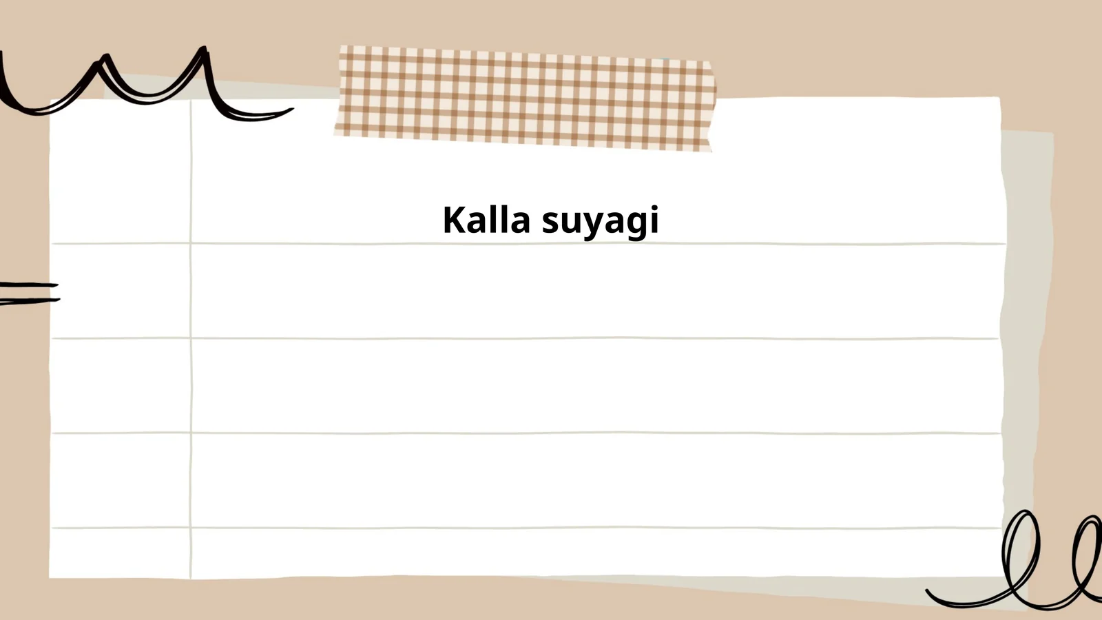 Kalla suyagi