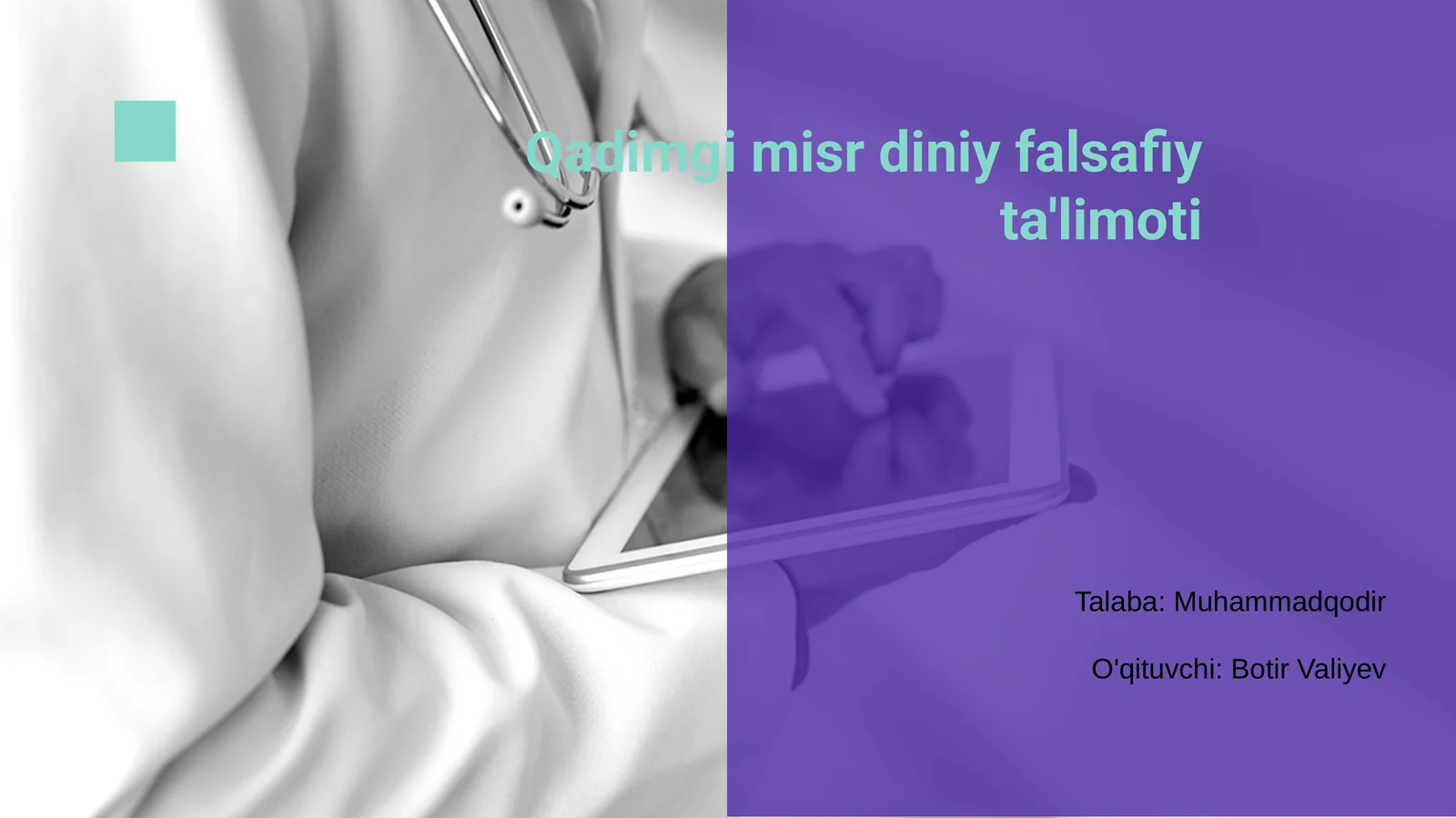 Qadimgi misr diniy falsafiy ta'limoti