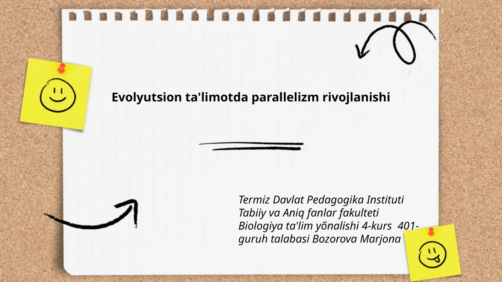 Evolyutsion ta'limotda parallelizm rivojlanishi