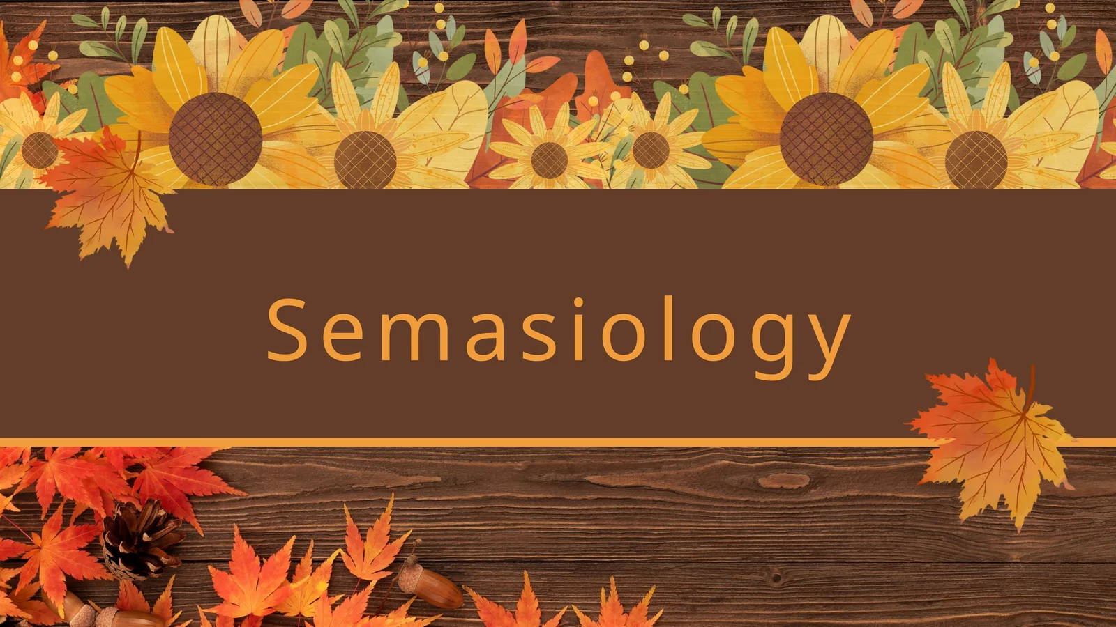 Semasiology