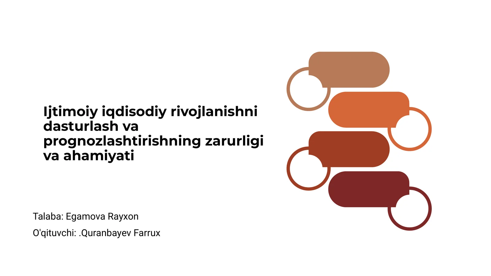 Ijtimoiy-iqtisodiy rivojlanish tushunchasi