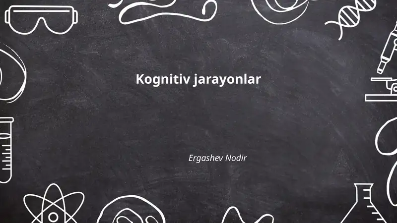 Kognitiv jarayonlar
