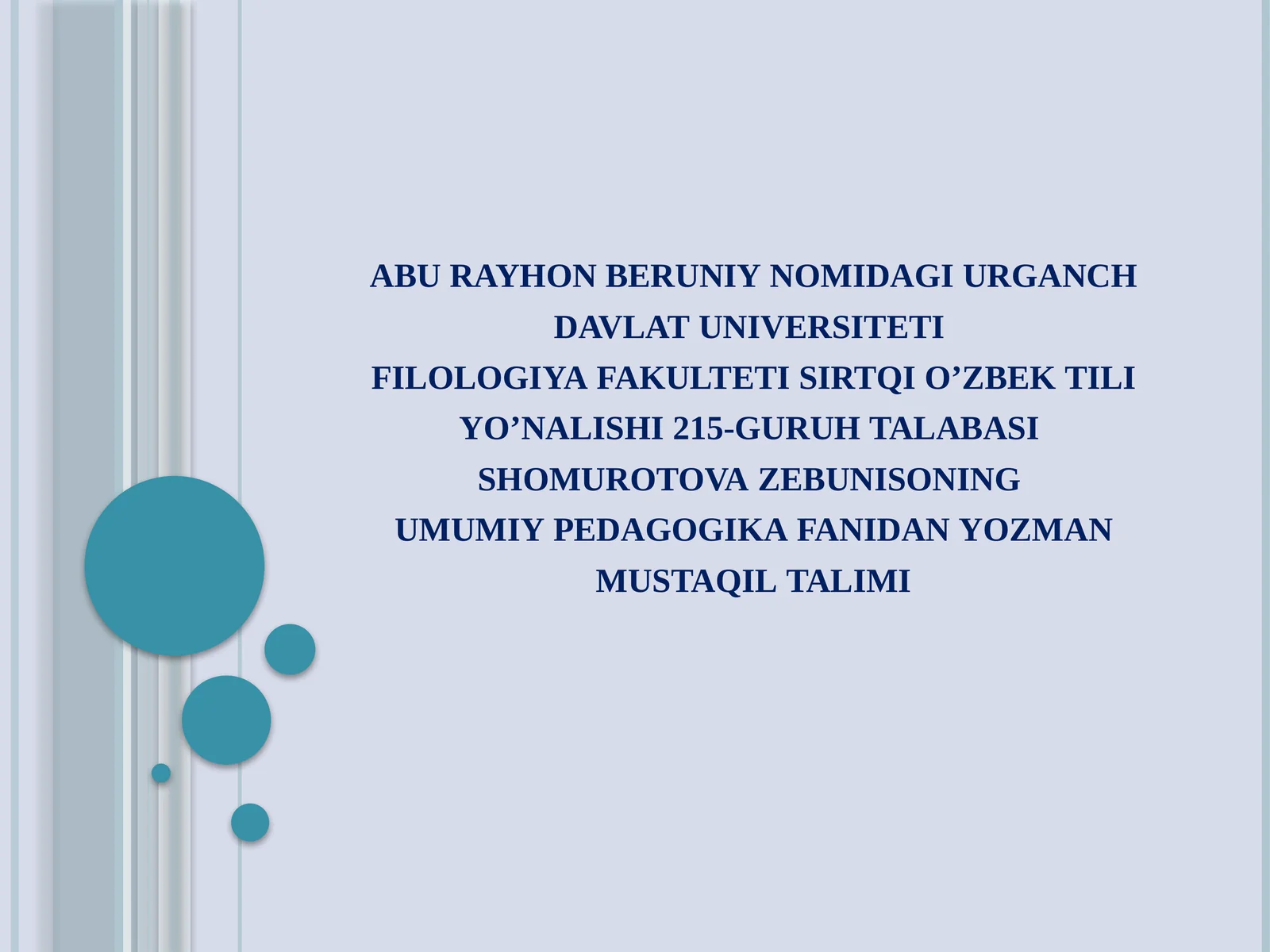 PEDAGOGIKA FANINING ILMIY-TADQIQOT METODLARI. TARBIYANING MAQSAD VA VAZIFALARI. DIDAKTIKA TA’LIM NAZARIYASI SIFATIDA
