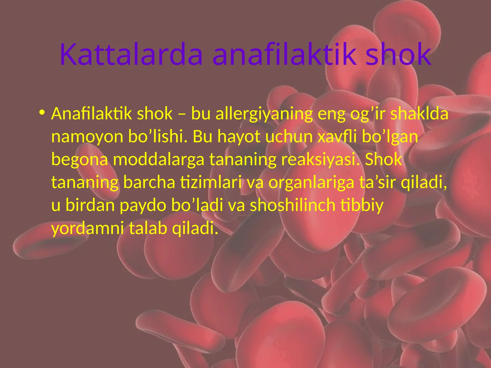 Kattalarda anafilaktik shok