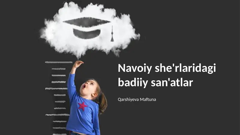 Navoiy she'rlaridagi badiiy san'atlar