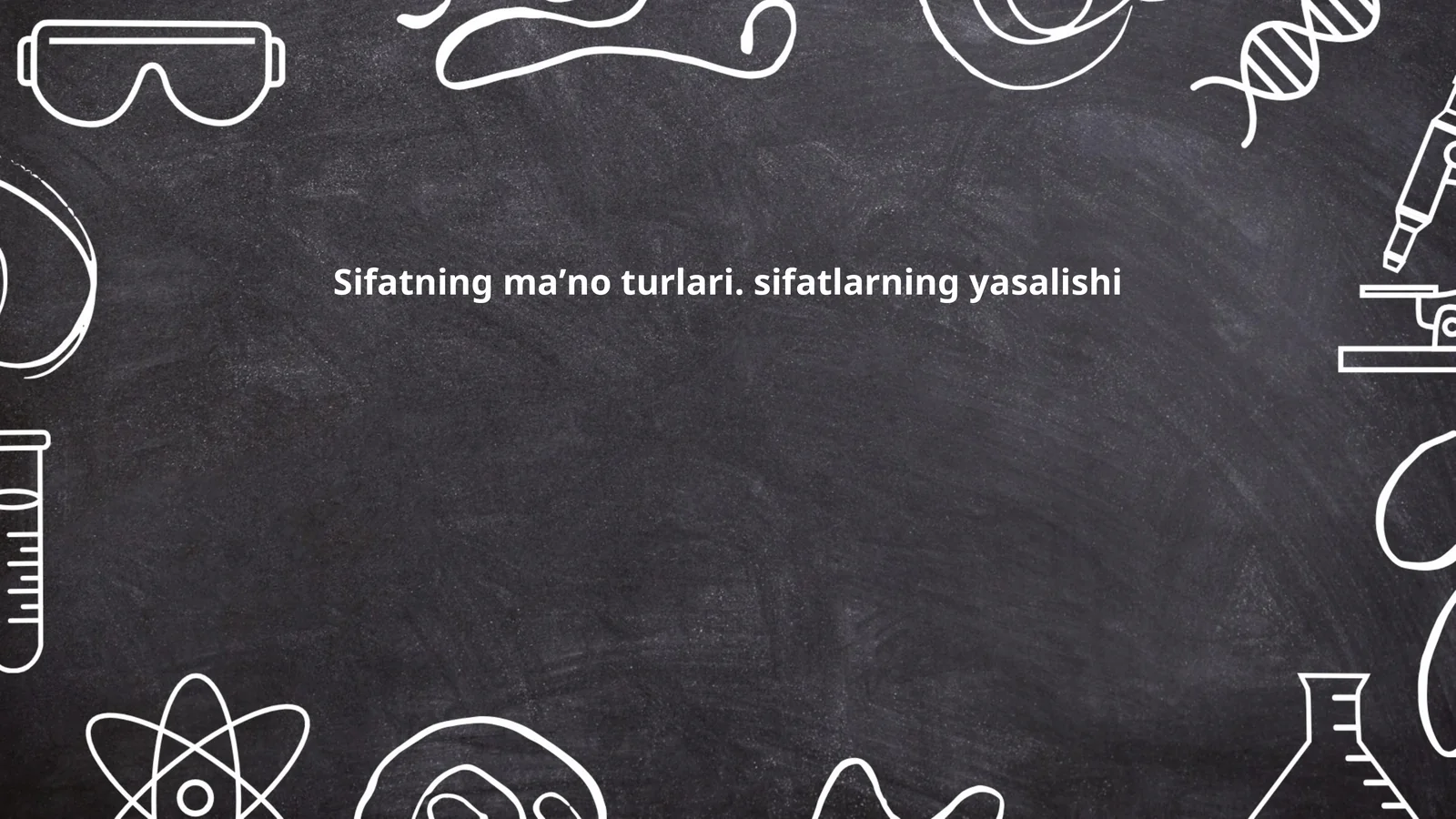 Sifatning maʼno turlari