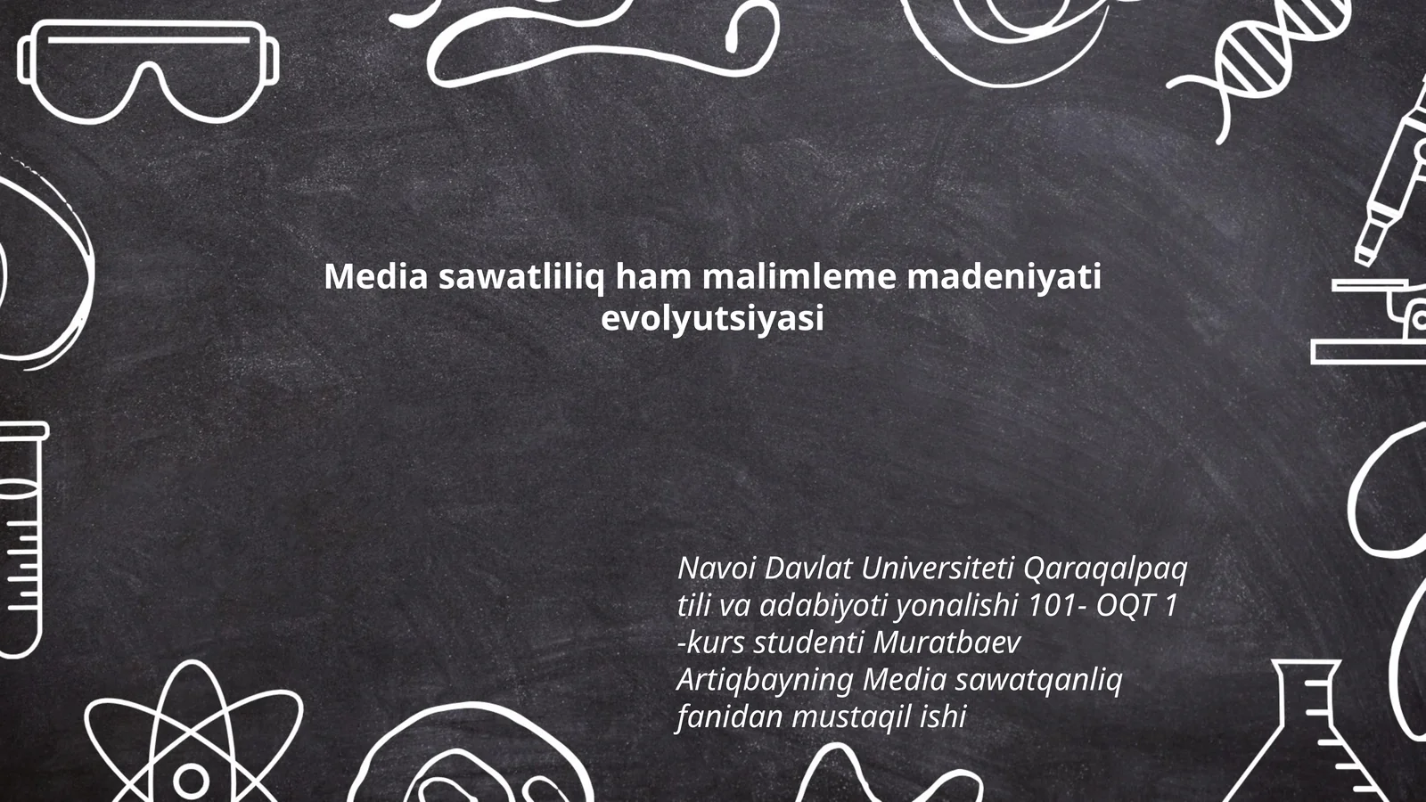 Media sawatliliq ham malimleme madeniyati evolyutsiyasi