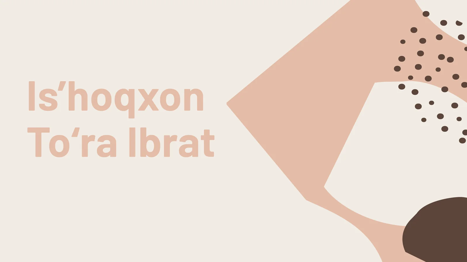 Is’hoqxon To‘ra Ibrat