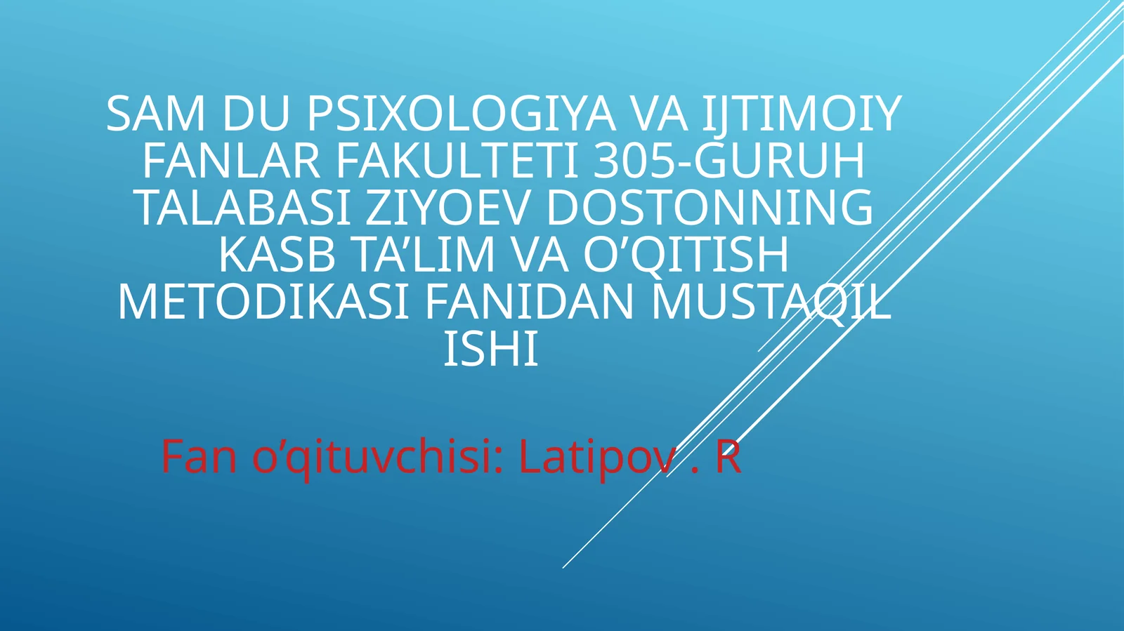 Bolalarning qarovsiz qolishi sabablari va ularga yordam berishda ijtimoiy ishchining roli