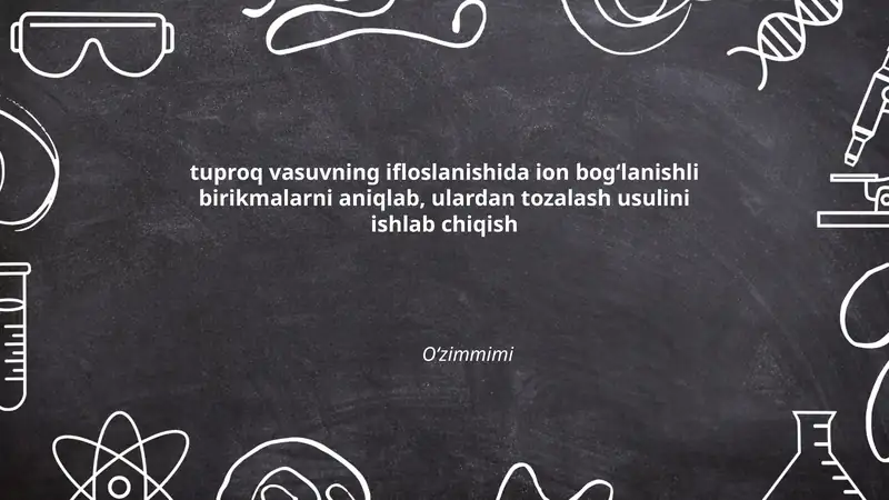 Ion bog'lanishli birikmalarni tozalash usullari