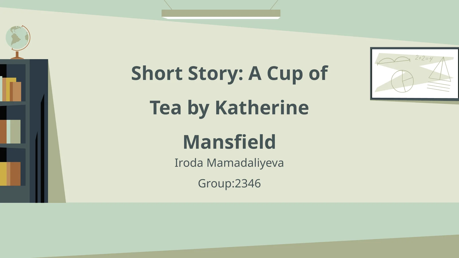 Short Story: A Cup of Tea by Katherine Mansfield