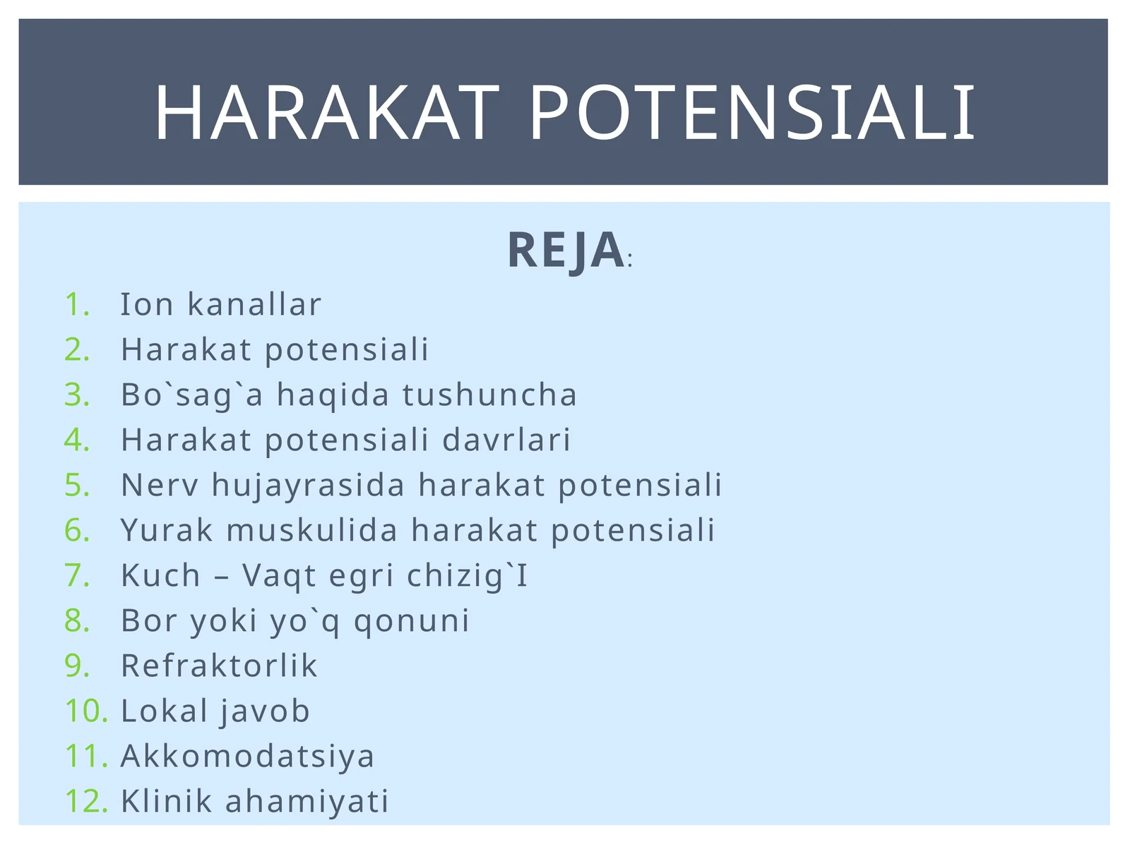 Harakat potensiali