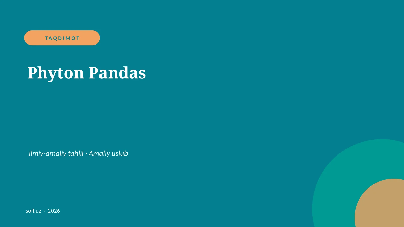 Phyton Pandas
