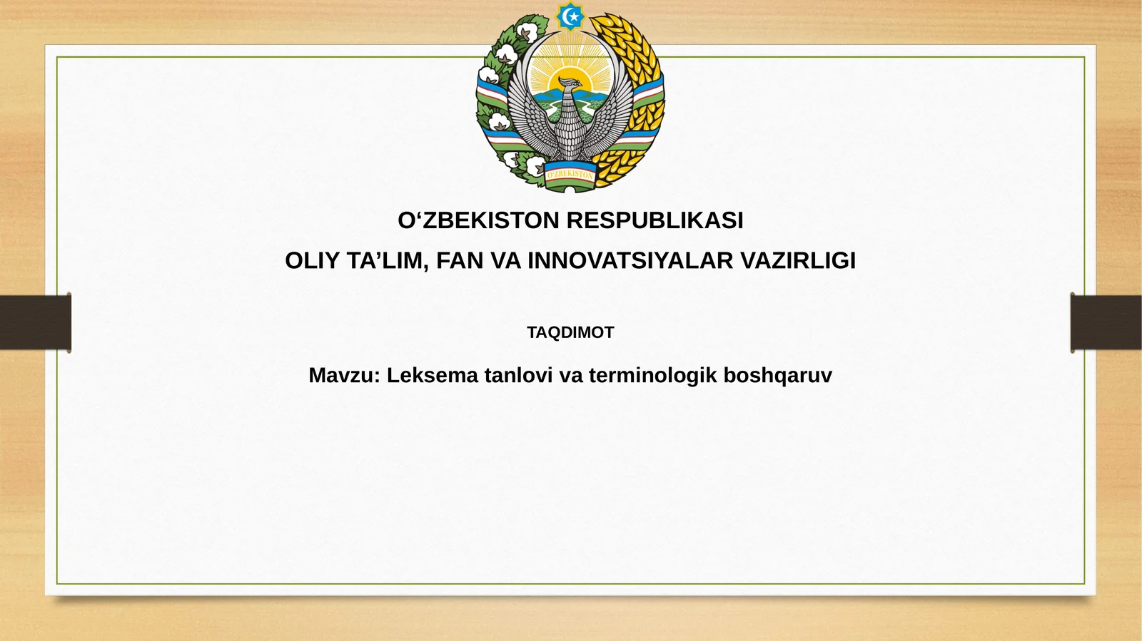 Leksematanlovivaterminologikboshqaruv