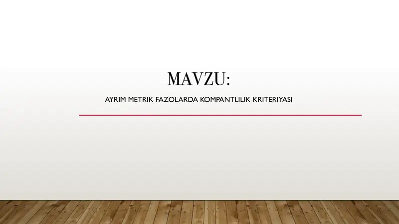 Ayrimmetrik fazolarda kompaktlilik kriteriyasi