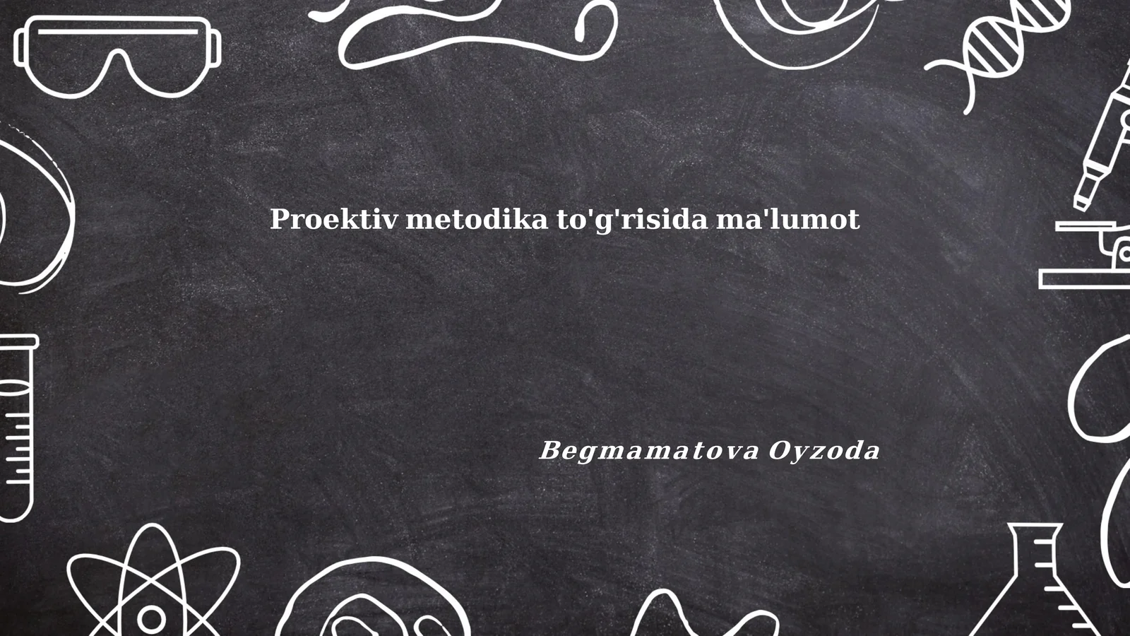 Proektiv metodika to'g'risida ma'lumot