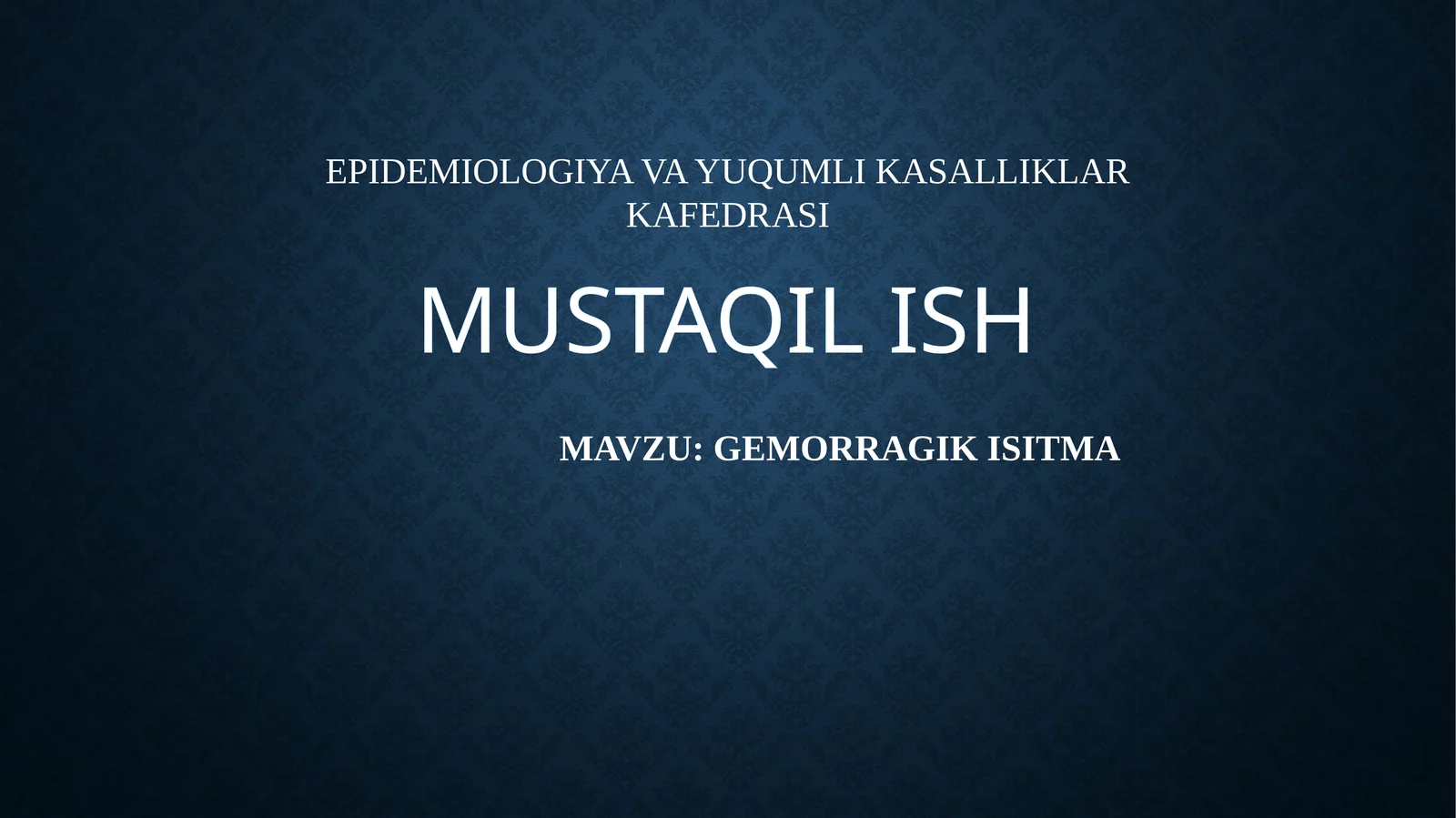 GEMORRAGIK ISITMA