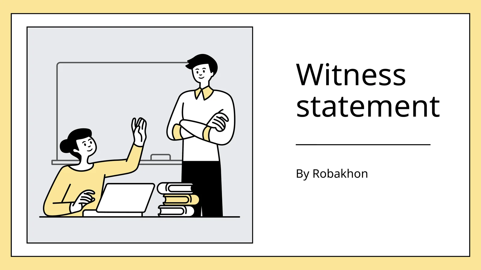 witness statement