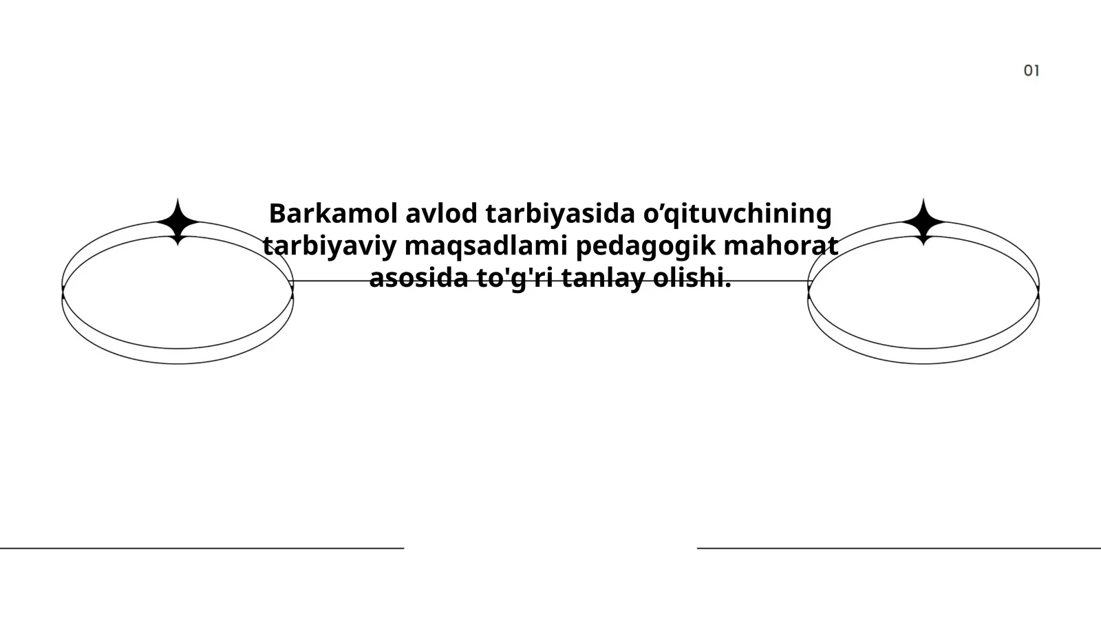 Barkamol avlod tarbiyasida o’qituvchining tarbiyaviy maqsadlami pedagogik mahorat asosida to'g'ri tanlay olishi