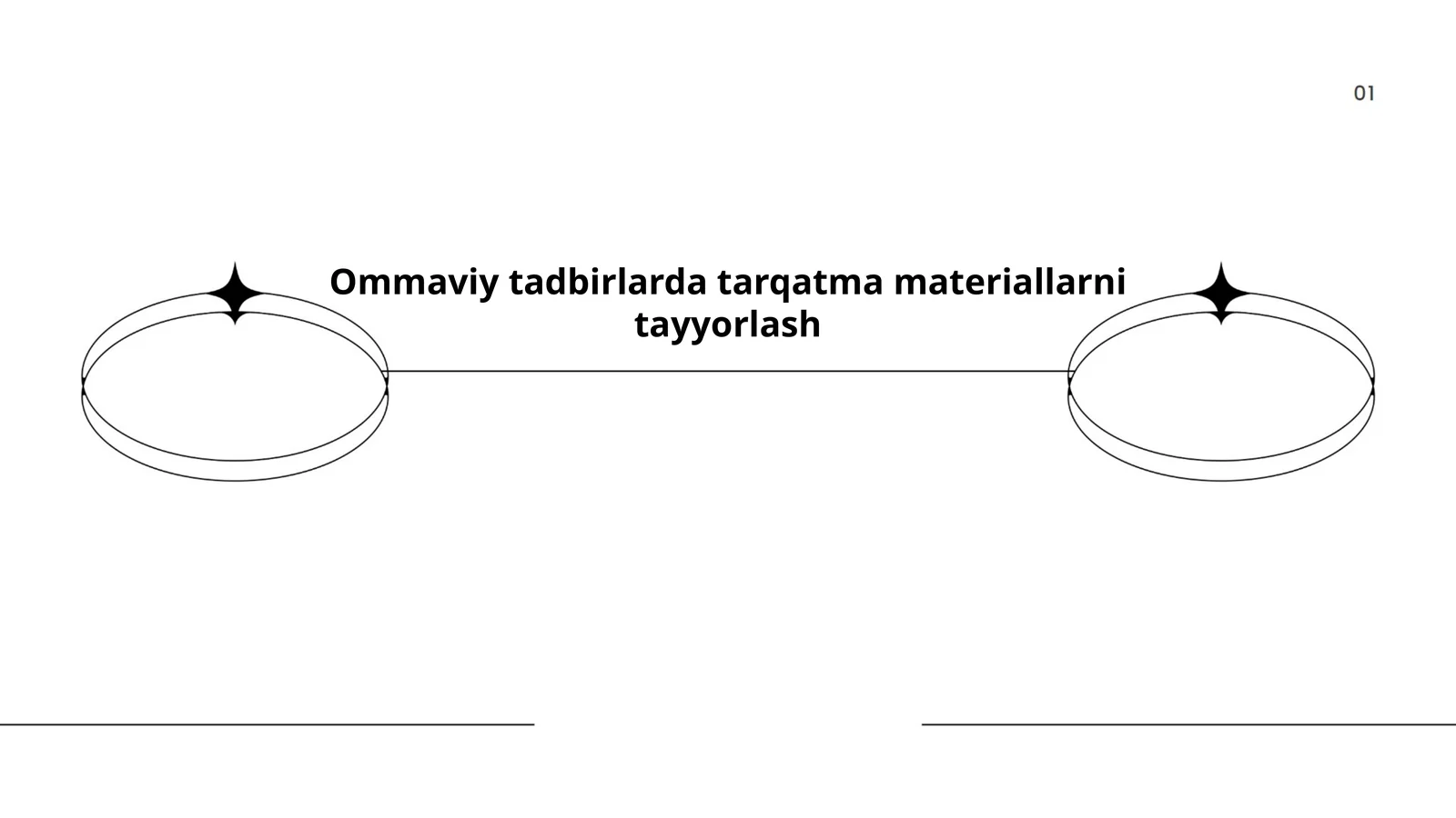 Ommaviy tadbirlarda tarqatma materiallarni tayyorlash