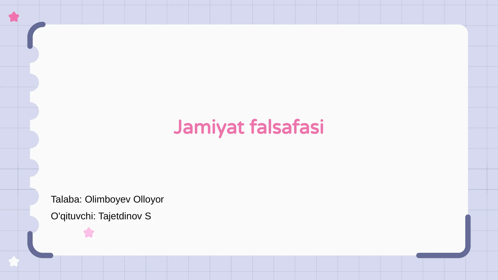 Jamiyat falsafasi