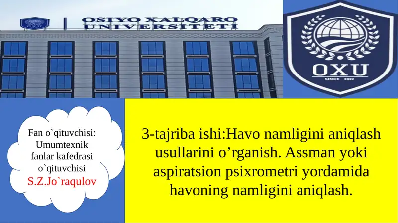 Havonamligini aniqlash usullari