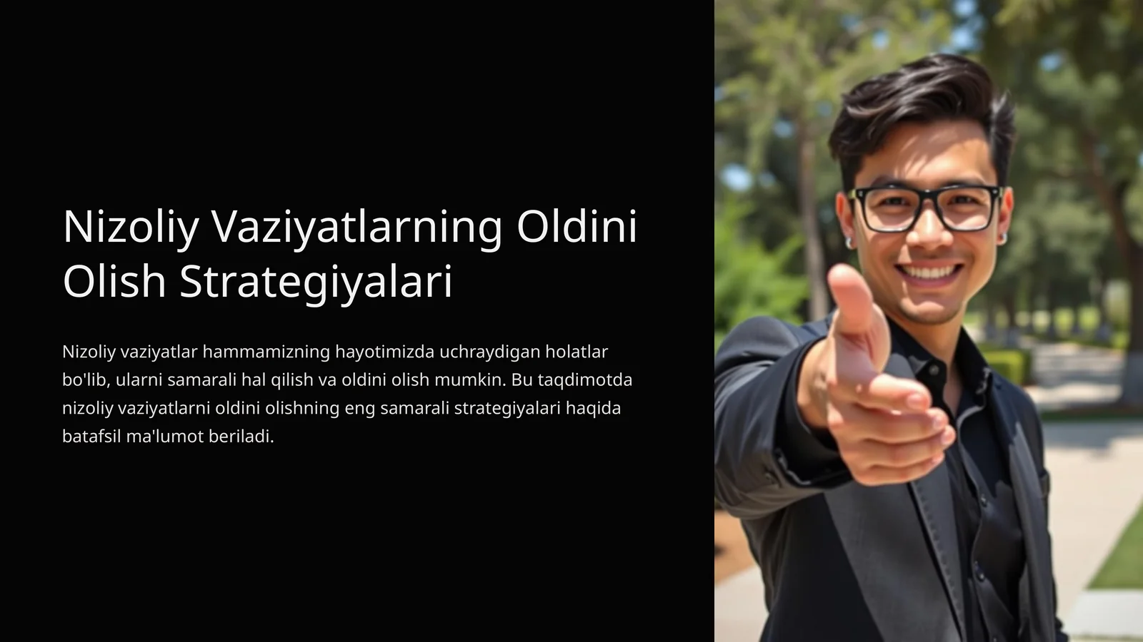 Nizoliy Vaziyatlarning Oldini Olish Strategiyalari