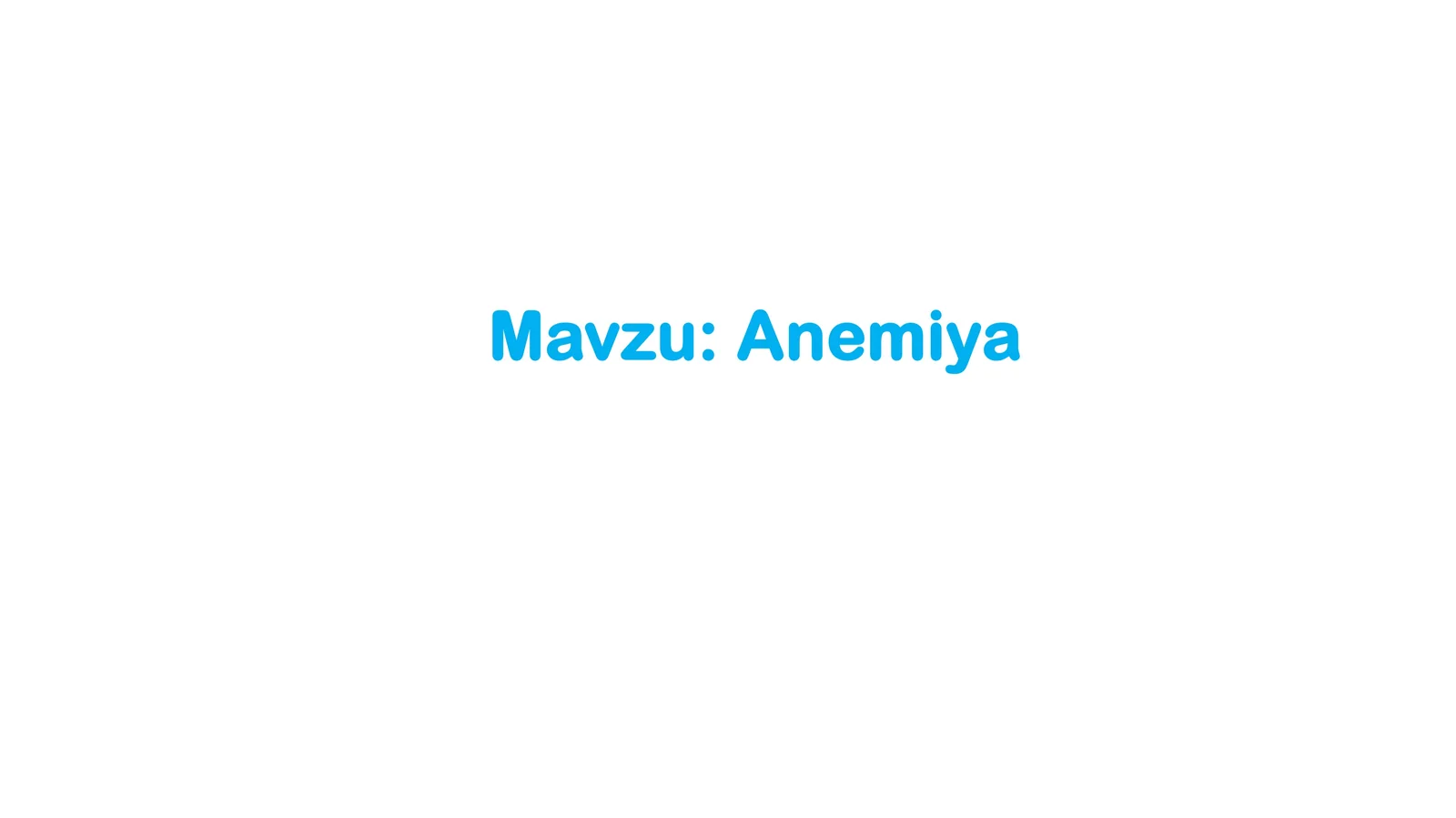 Anemiya