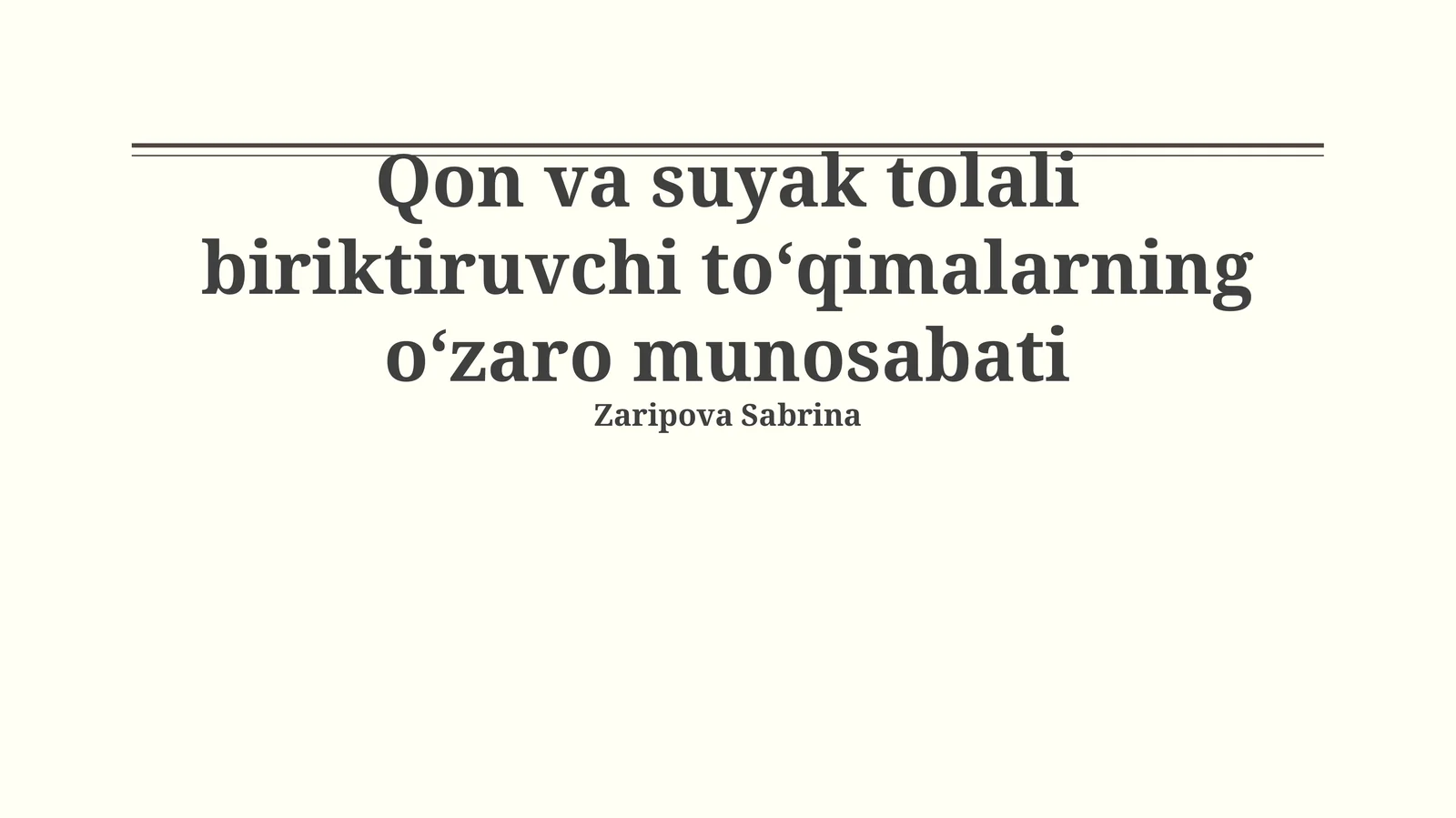 Suyakning qon ta'minoti va tolali biriktiruvchi to'qimalariga kirish