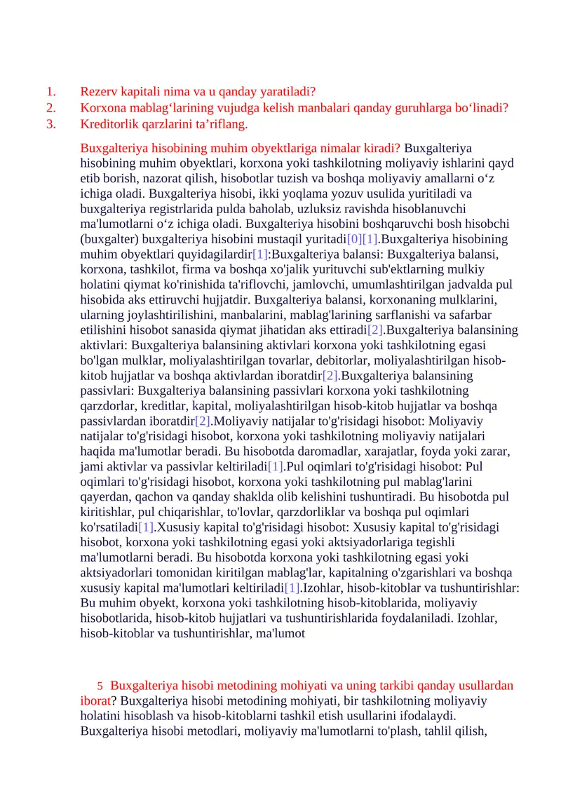 Buxgalteriya hisobini boshqaruvchi bosh hisobchi