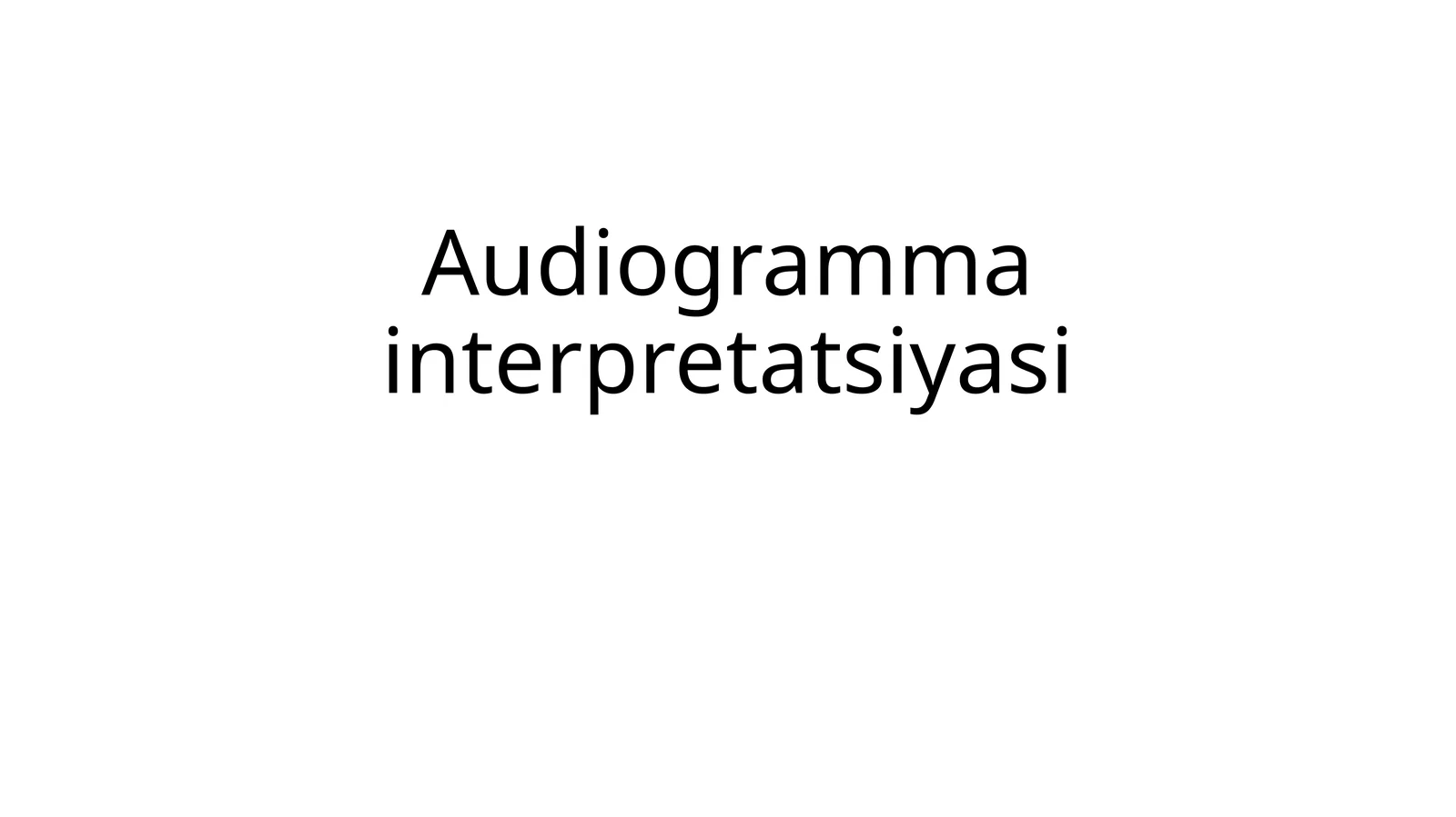 Audiogrammainterpretatsiyasi