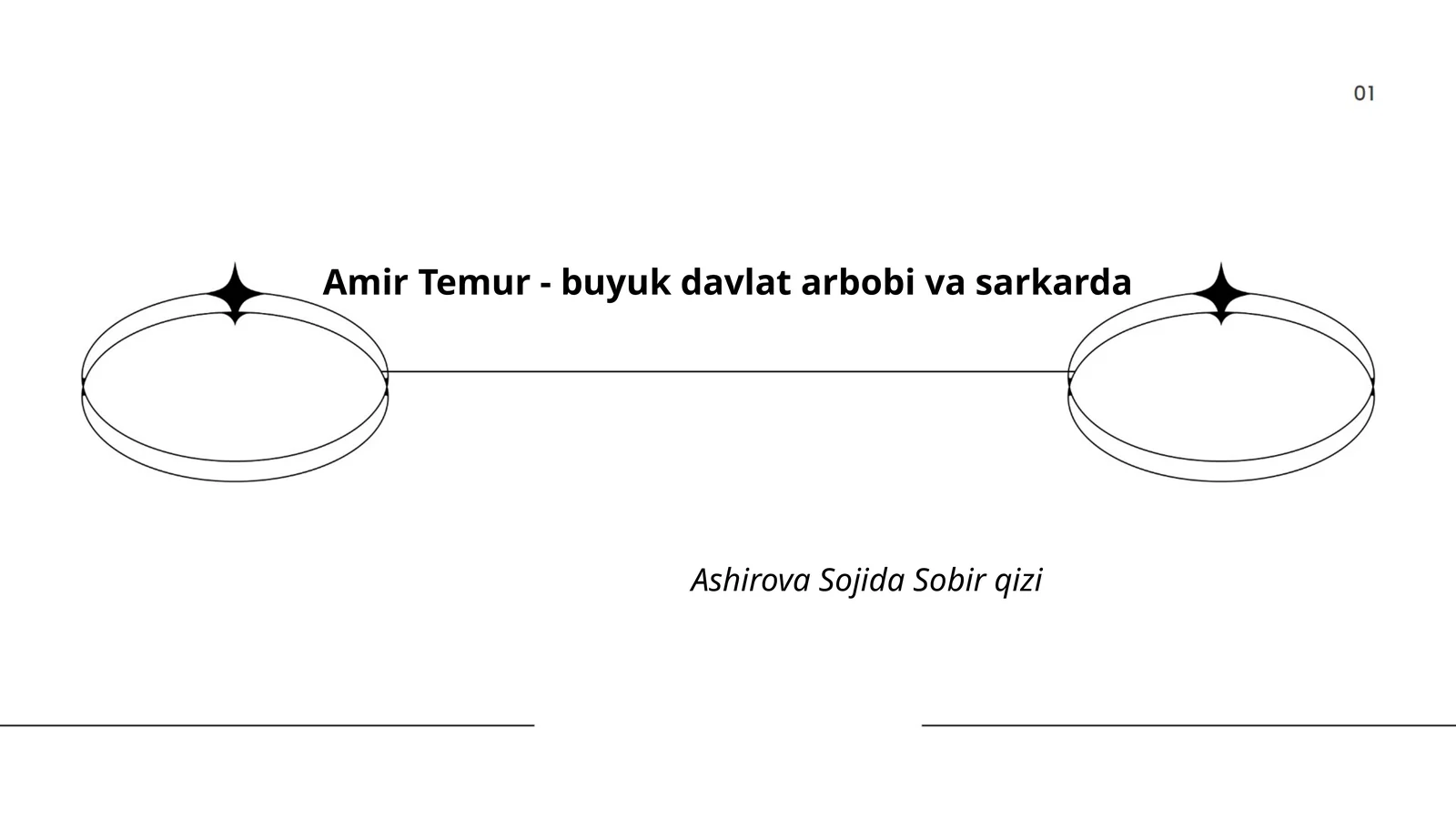 Amir Temur - buyuk davlat arbobi va sarkarda