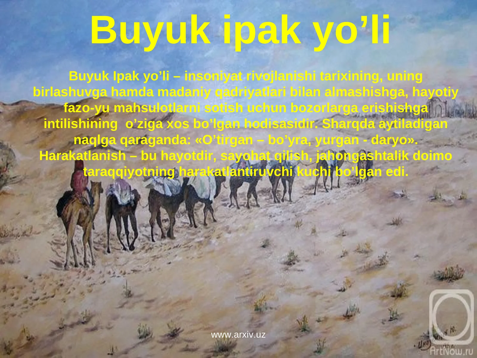 Buyuk ipak yo’li