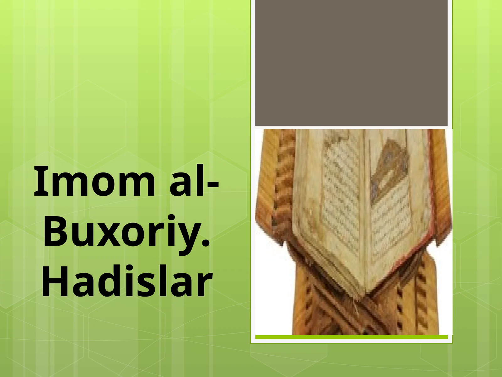 Imomal-Buxoriy.Hadislar